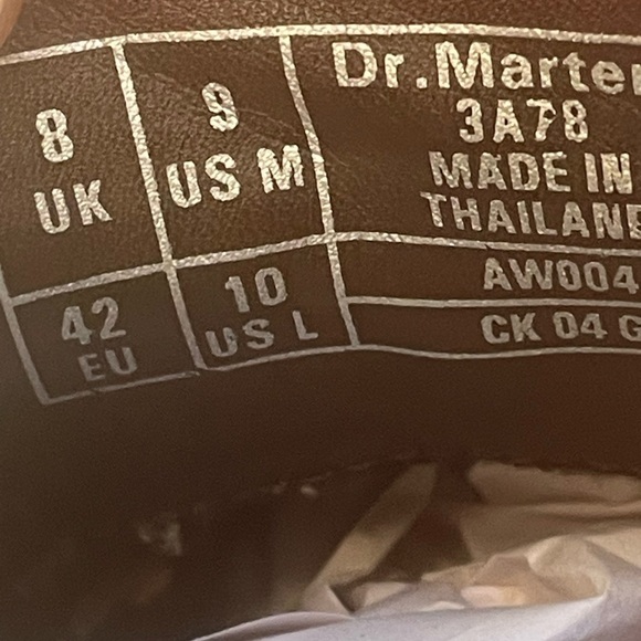 Dr. Martens 3A78 Brown Grizzly Leather Monk Strap Y2K Chunky Y2K Platform Oxford - Picture 8 of 10